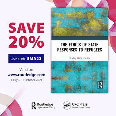 Example of an author social banner with promo code displayed on the left